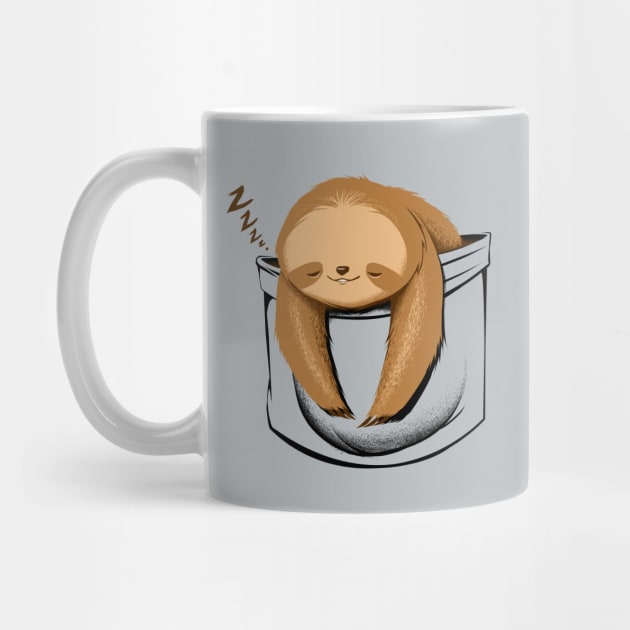 Sloth in a Pocket by Tobe_Fonseca